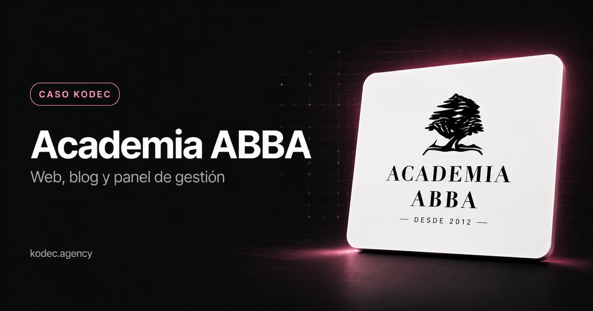Portada del caso Academia ABBA
