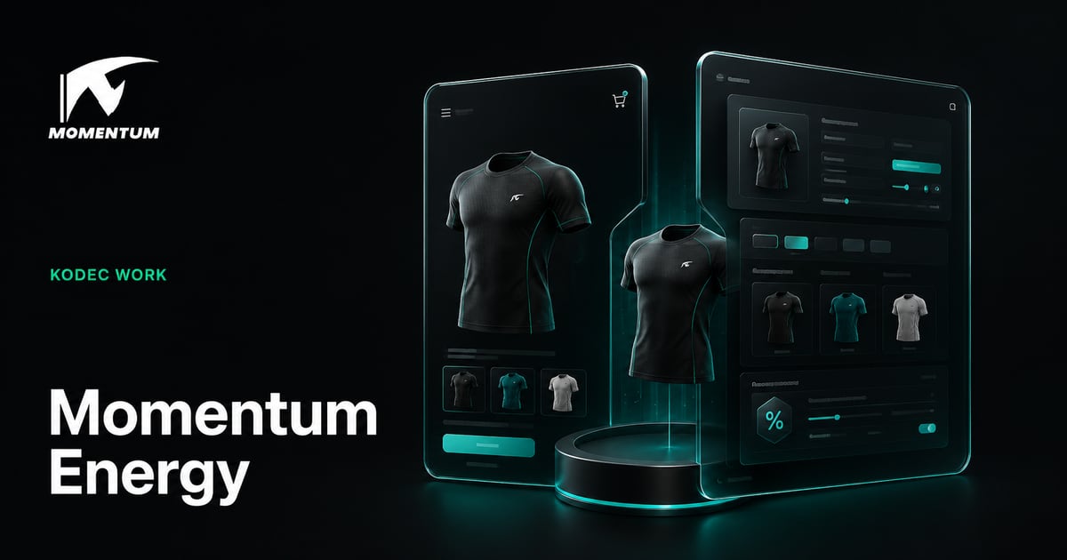 Projet de plateforme e-commerce sur mesure Momentum Energy