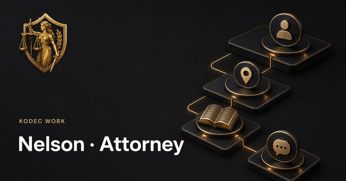 Projet de site et de SEO local pour l’avocat Nelson Paez