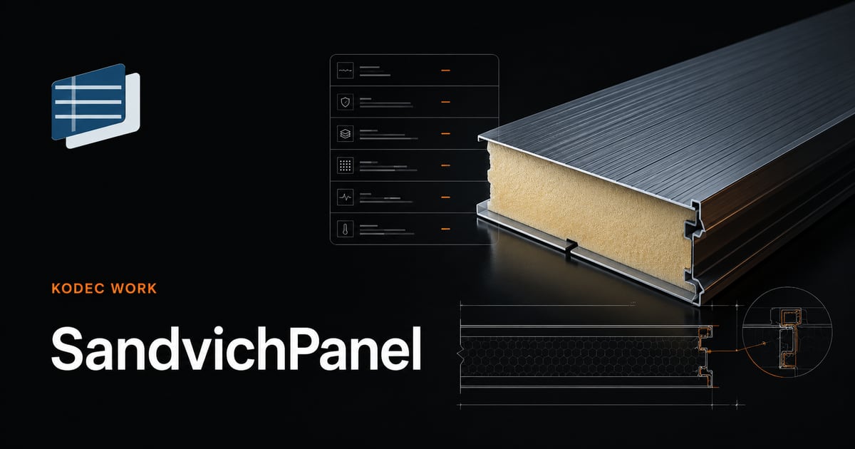 Progetto del sito industriale B2B SandvichPanel in Bulgaria