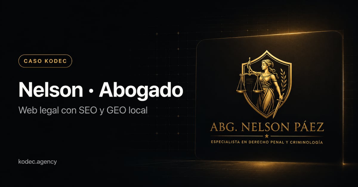 Portada del caso Nelson · Abogado